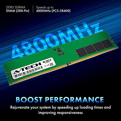 A-Tech 32GB זיכרון RAM עבור Asus Rog Strix Z690-I GAMING WIFI | DDR5 4800MHz DIMM PC5-38400 288 פינים מודול שדרוג